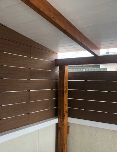 cerramiento terraza madera