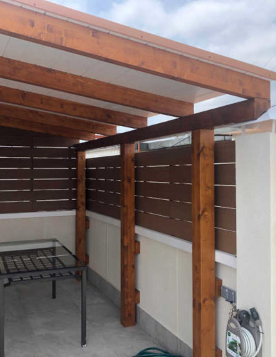 pergola terraza en alcorcon